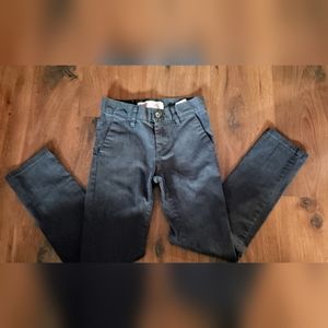 Levi's 510 Cotton Blend Skinny Dark Grey Pants Size 10 Regular 25" W x 25" L